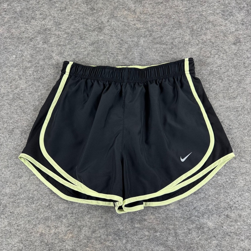 Nike Dri Fit Tempo Running Shorts‎ Lined 3" Polyester Black Womens Medium M